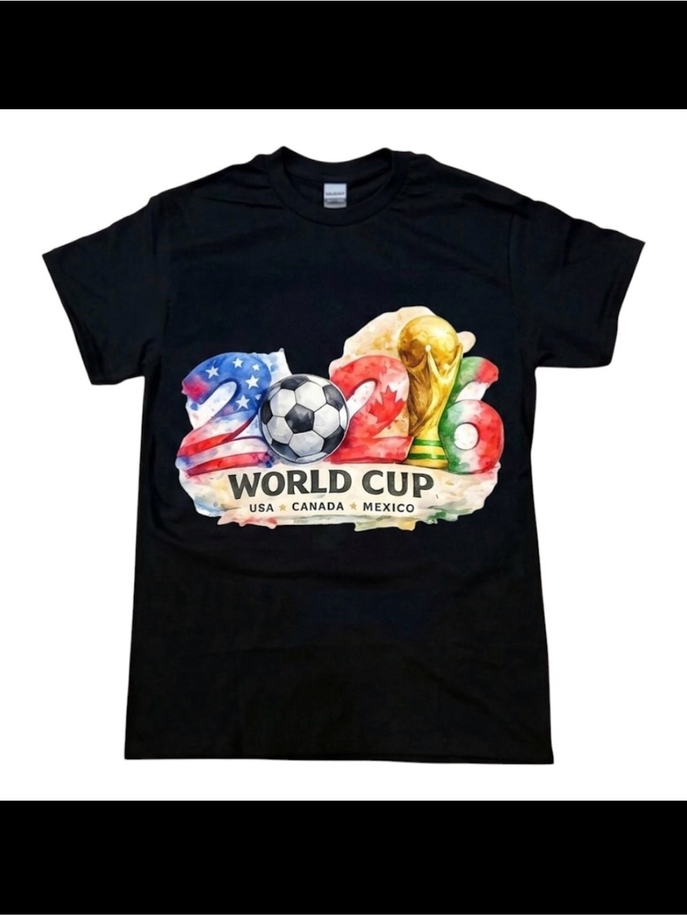 World Cup 2026 Kids Graphic Tee - Black